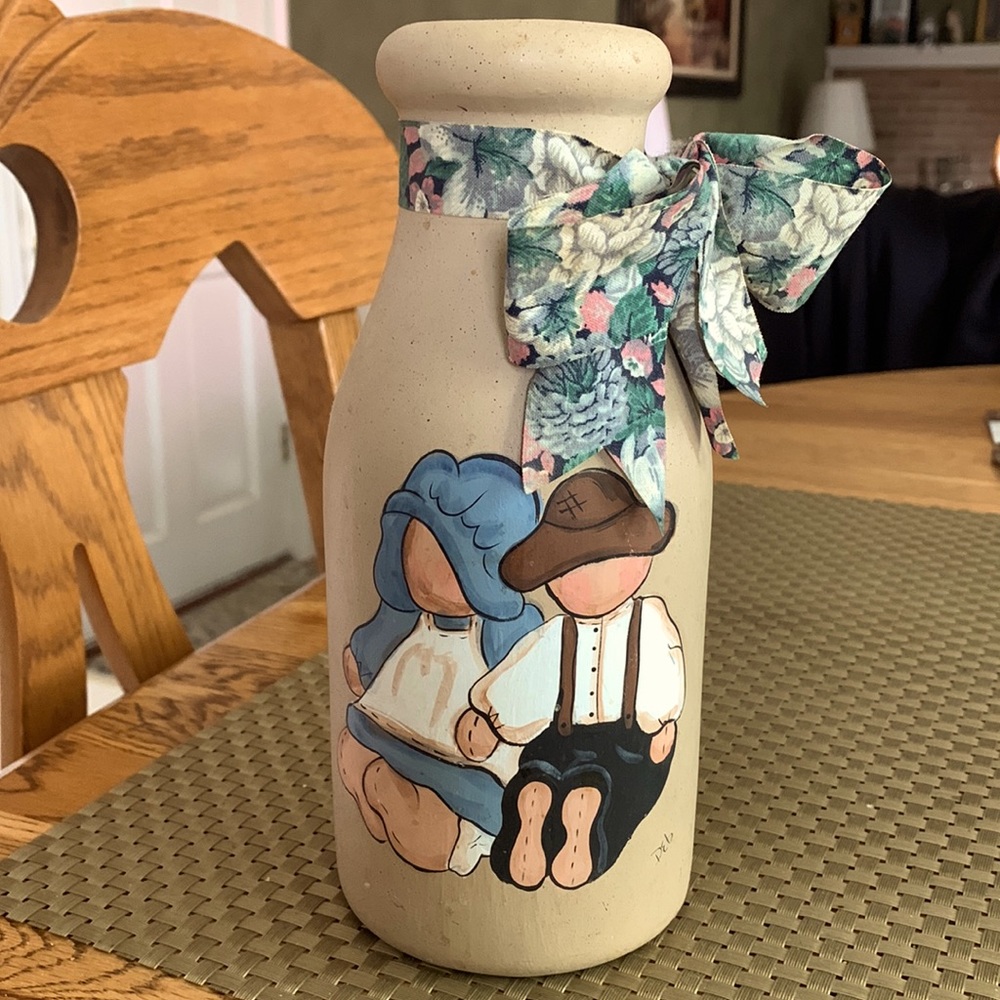 Amish Kitchen Decoration - Hand painted -wooden items not included.